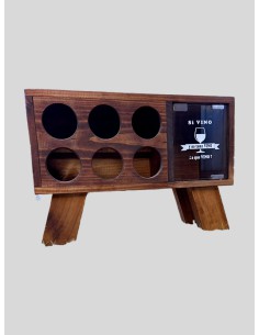 MINI CAVA 6 VINOS PUERTA